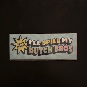 Dutch Bros passenger princess limited edition magnet